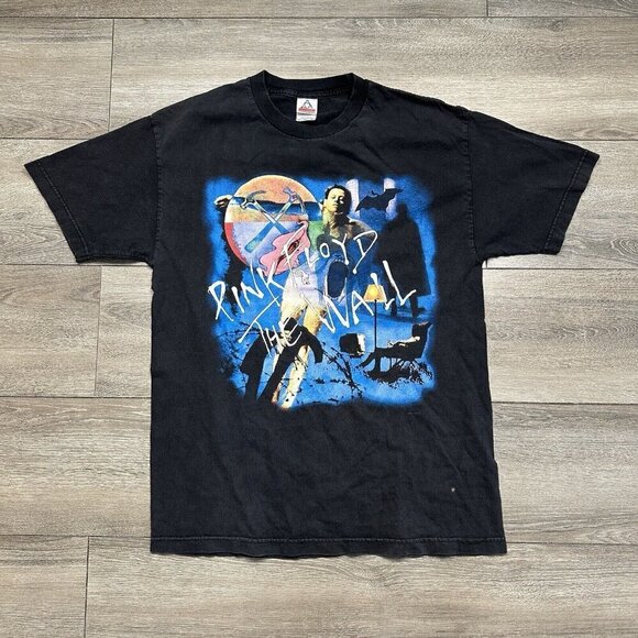 Alstyle Other - Vintage Y2K Pink Floyd Shirt Size L The Wall Band Tee Black